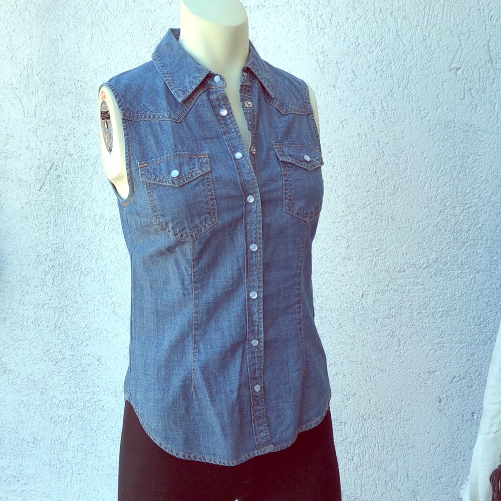 Jean blouse